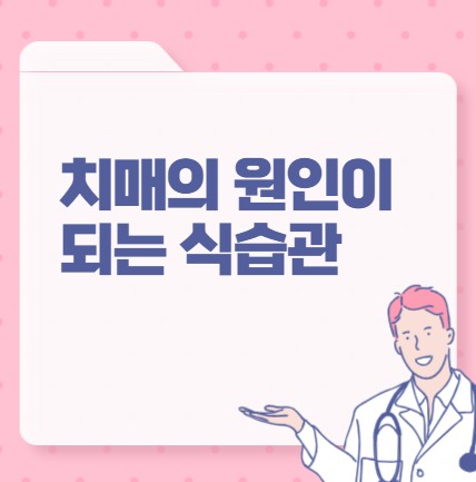 치매의 원인이 되는 식습관 포스팅 썸네일 이미지